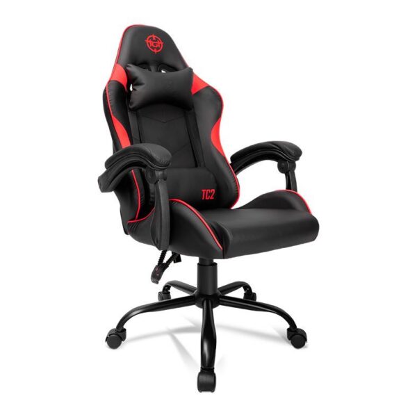 Cadeira Gamer Tgt Heron Tc2 Preto E Vermelho Espuma Moldada Tgt-Hrtc-Br03