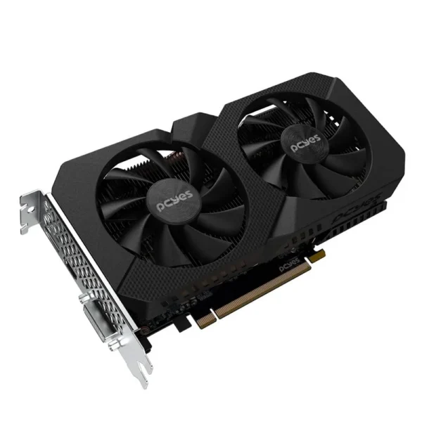 Placa De Vídeo Pcyes Geforce Rtx 3050 Projeto Edge 8Gb Gddr6 128-Bit Dual Fan Preta