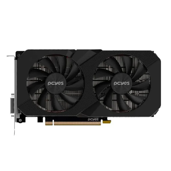 Placa De Vídeo Pcyes Geforce Rtx 3050 Projeto Edge 8Gb Gddr6 128-Bit Dual Fan Preta