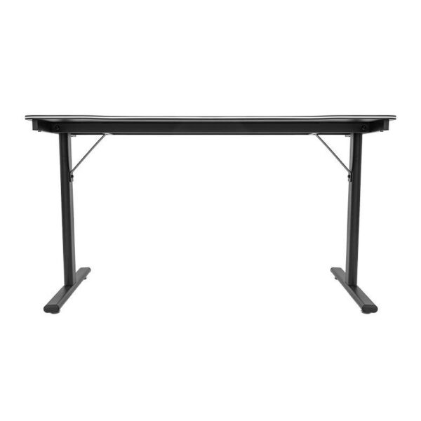 Mesa Gamer Tgt Barrier 140Cm Preto Estrutura De Metal Tgt-Brr-Bk01