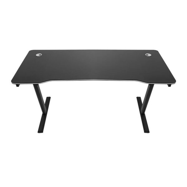 Mesa Gamer Tgt Barrier 140Cm Preto Estrutura De Metal Tgt-Brr-Bk01