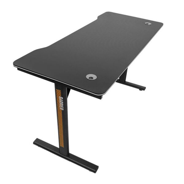 Mesa Gamer Tgt Barrier 140Cm Preto Estrutura De Metal Tgt-Brr-Bk01