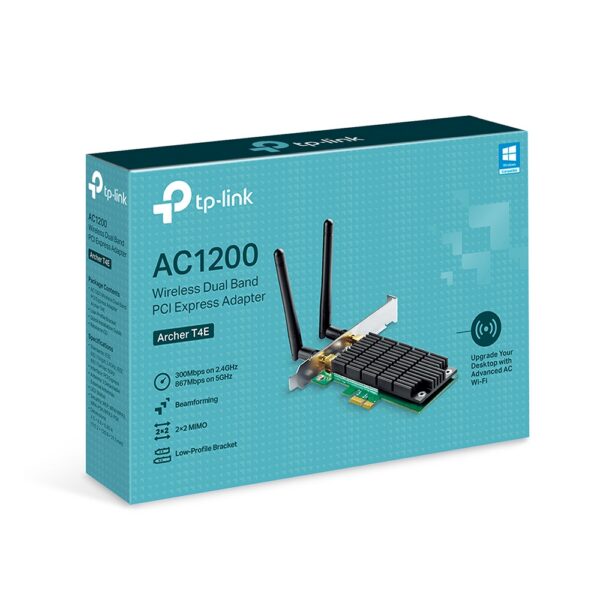 Adaptador Pci Express Wi-Fi Tp-Link Archer T4e Ac1200 Dual Band