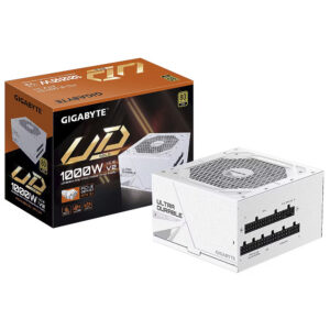 Fonte Gigabyte Ud1000gm Pg5 Ice V2 1000W Atx 3.1 Modular 80 Plus Gold Branco