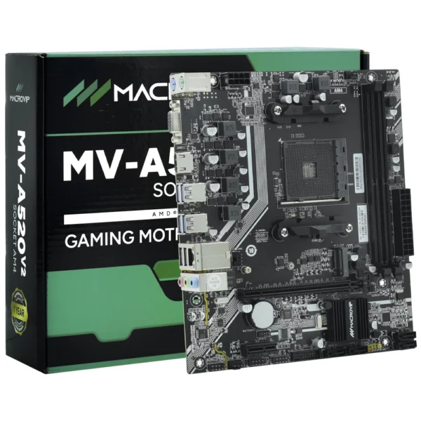 Placa Mãe Macrovip Mv-A520v2 Am4 Ddr4 Micro Atx