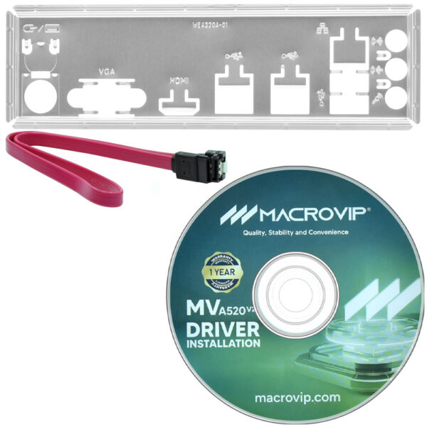 Placa Mãe Macrovip Mv-A520v2 Am4 Ddr4 Micro Atx