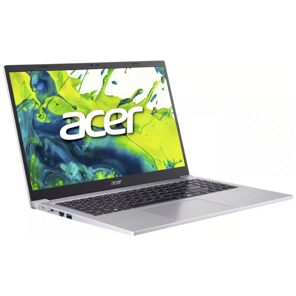 Notebook Acer Aspire Lite Al15-36P Intel Core 3 N350 8Gb Ssd 128Gb Win11 Prata