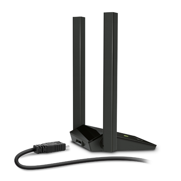Adaptador Wi-Fi Usb Tp-Link Archer T4u Plus Ac1300 Dual Band 2 Antenas 5Dbi