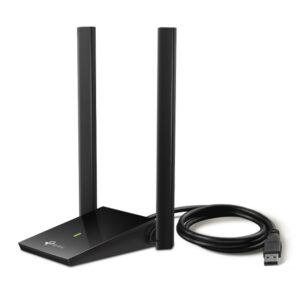 Adaptador Wi-Fi Usb Tp-Link Archer T4u Plus Ac1300 Dual Band 2 Antenas 5Dbi