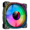 Fan Cooler Hayom Fc1310 Rgb 120Mm Molex Preto