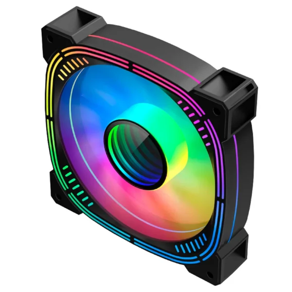 Fan Cooler Hayom Fc1310 Rgb 120Mm Molex Preto