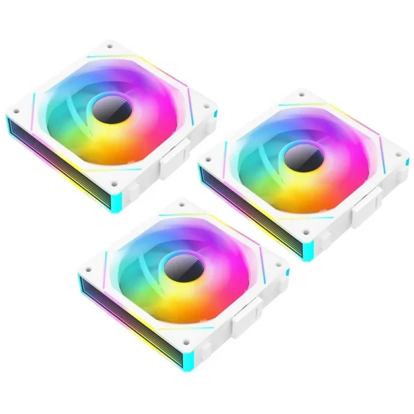 Fan Cooler Teucer Jm-1 Forward Argb 120Mm Branco Kit Com 3