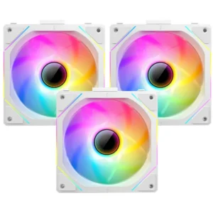 Fan Cooler Teucer Jm-1 Forward Argb 120Mm Branco Kit Com 3