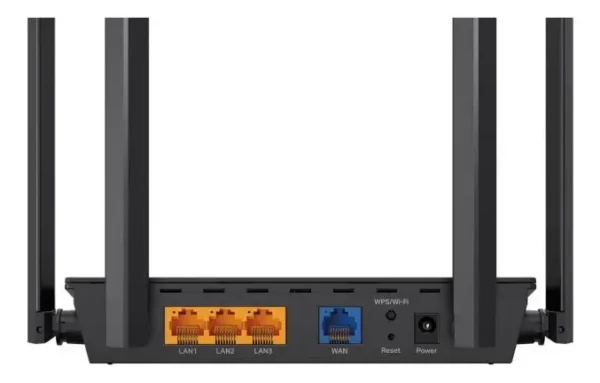 Roteador Tp-Link Aginet Ex521 Ax3000 Dual Band Wi-Fi 6 Gigabit Preto