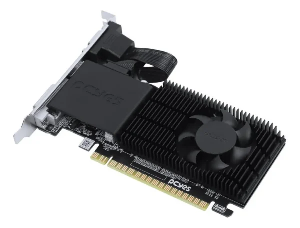Placa De Vídeo Pcyes Radeon R5 220 Projeto Edge 2Gb Ddr3 64-Bit Low Profile