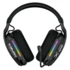 Headset Gamer Onikuma Gt808 Rgb Wireless Preto 2.4Ghz Bluetooth