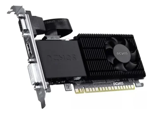 Placa De Vídeo Pcyes Radeon R5 220 Projeto Edge 2Gb Ddr3 64-Bit Low Profile