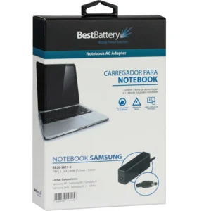 Fonte Carregador Notebook Samsung Best Battery Bb20-Sa19-A 60W 5.5 X 3.0Mm