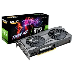 Placa De Vídeo Inno3d Geforce Rtx 3060 Twin X2 12Gb Gddr6 192-Bit Preto