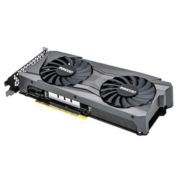Placa De Vídeo Inno3d Geforce Rtx 3060 Twin X2 12Gb Gddr6 192-Bit Preto