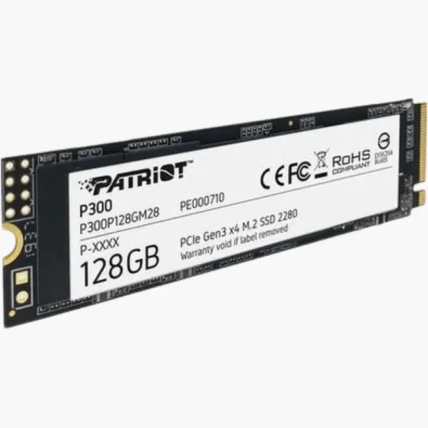 Ssd Patriot P300 128Gb M.2 Nvme Pcie 3.0