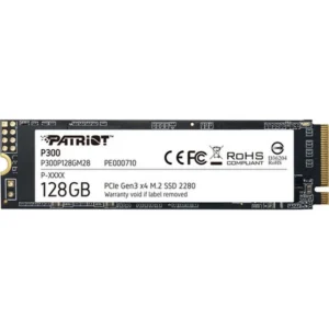 Ssd Patriot P300 128Gb M.2 Nvme Pcie 3.0