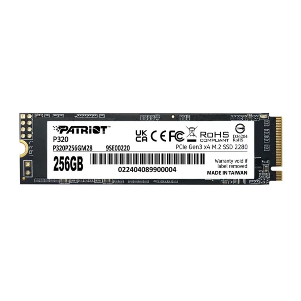 Ssd Patriot P320 256Gb M.2 Nvme Pcie 3.0 P320p256gm28