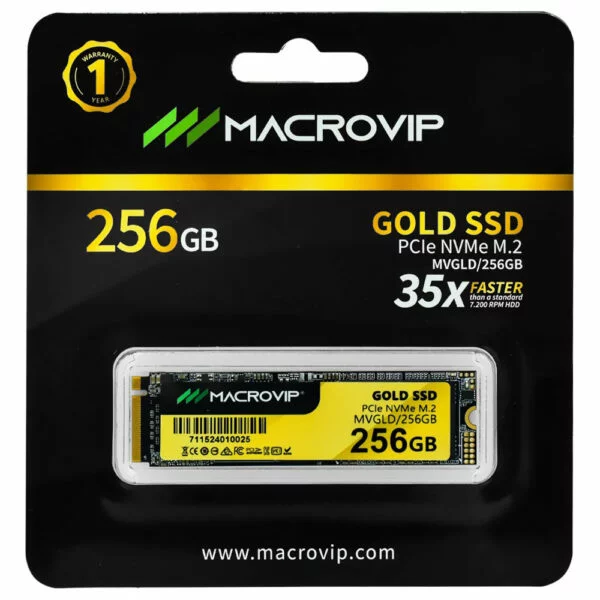 Ssd Macrovip Gold 256Gb M.2 Nvme Pcie 3.0 X4