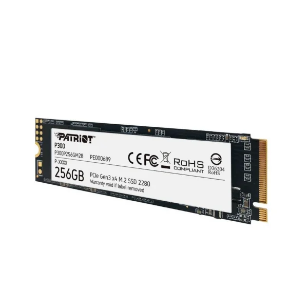Ssd Patriot P300 256Gb M.2 Nvme Pcie 3.0