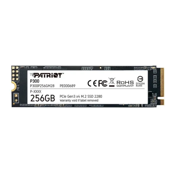 Ssd Patriot P300 256Gb M.2 Nvme Pcie 3.0