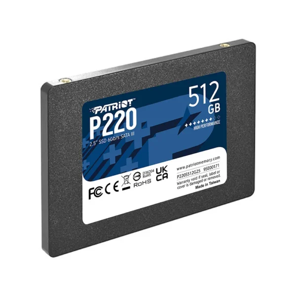 Ssd Patriot P220 512Gb 2.5 Sata 3