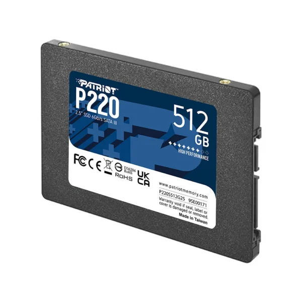 Ssd Patriot P220 512Gb 2.5 Sata 3
