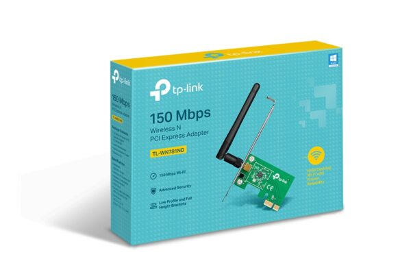 Adaptador Pci Express Wi-Fi Tp-Link Tl-Wn781nd 150Mbps 2.4Ghz