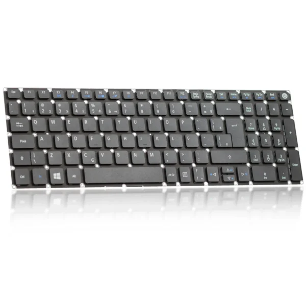 Teclado Acer A315 E5-573 Kb-Ac117 Abnt2 Wi-Fi F3 Preto