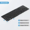 Teclado Acer A315 E5-573 Kb-Ac117 Abnt2 Wi-Fi F3 Preto