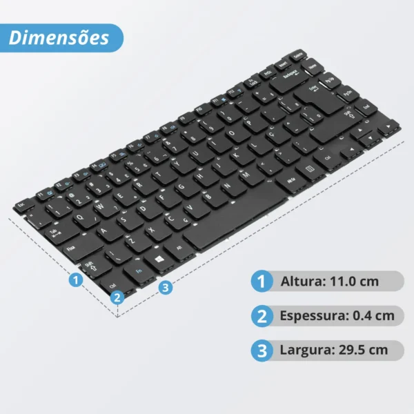 Teclado Samsung 270E4e Kb-Sanp270 Abnt2 Preto