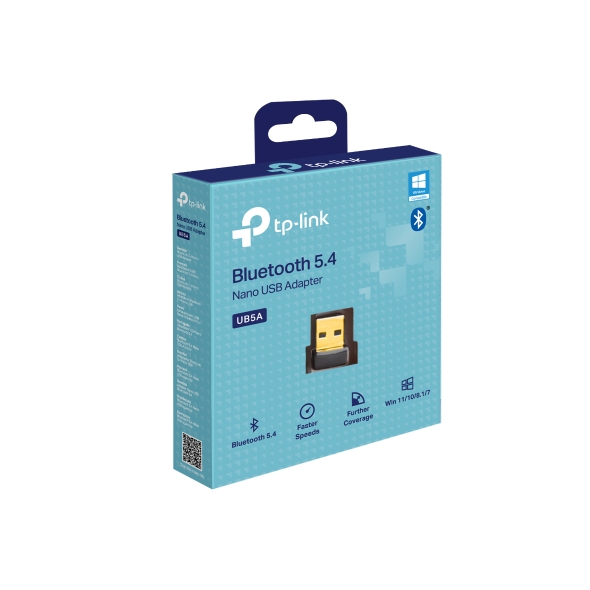 Adaptador Bluetooth Usb Tp-Link Ub5a Nano Bluetooth 5.3 Preto