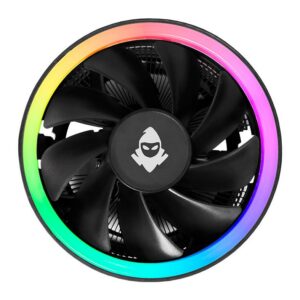 Cooler Para Processador Mancer Vortex Rainbow Rgb 120Mm Preto