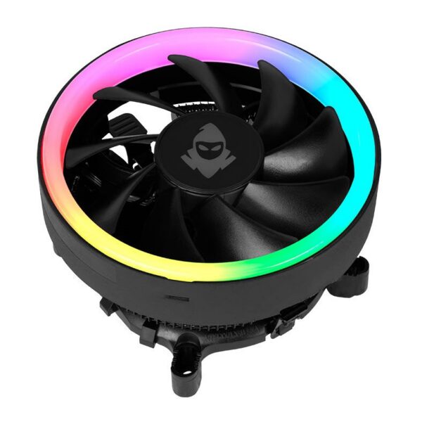 Cooler Para Processador Mancer Vortex Rainbow Rgb 120Mm Preto