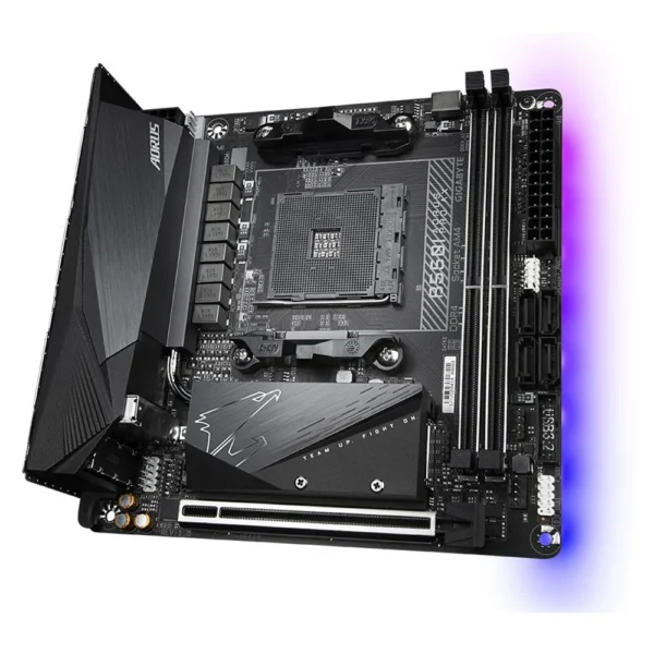 Placa Mãe Gigabyte B550i Aorus Pro Ax Am4 Mini-Itx Ddr4 Wi-Fi