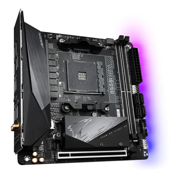 Placa Mãe Gigabyte B550i Aorus Pro Ax Am4 Mini-Itx Ddr4 Wi-Fi