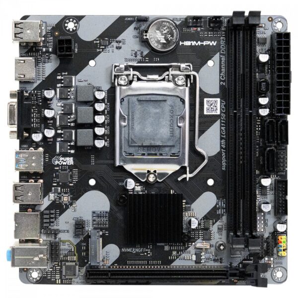 Placa Mãe Pure Power H81m-Pw Lga 1150 Ddr3 M-Itx