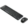 Kit Teclado E Mouse Logitech Mk220 Sem Fio Abnt2 Preto