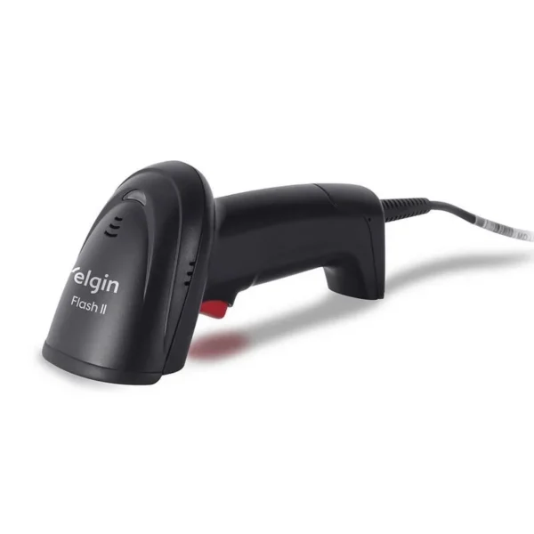 Leitor Código De Barras Elgin Flash Ii Usb 1D 300 Leituras Preto