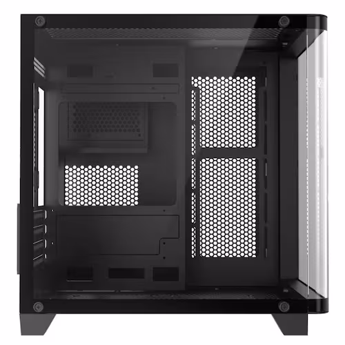 Gabinete Gamer Kalkan Midgard Curve Aquário Micro-Atx Vidro Curvo Sem Fan Preto