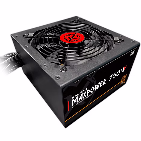 Fonte Gamer Kalkan Maxpower 750W 80 Plus Bronze Pfc Ativo Preto