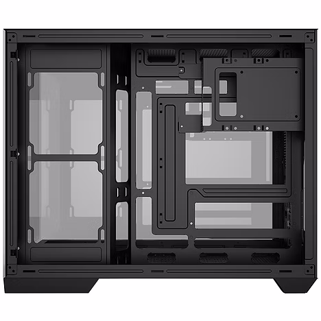 Gabinete Gamer Kalkan Saga Aquário Micro-Atx Vidro Temperado Sem Fan Preto