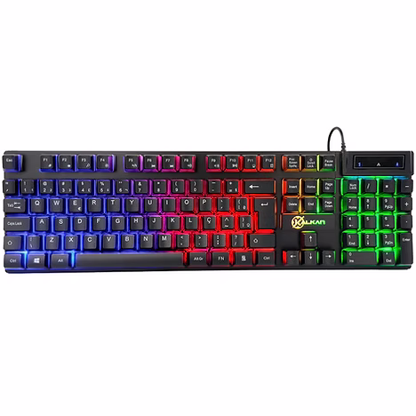 Combo Gamer Kalkan Odin Lite 4 Em 1 Teclado Mouse Headset E Mousepad Preto