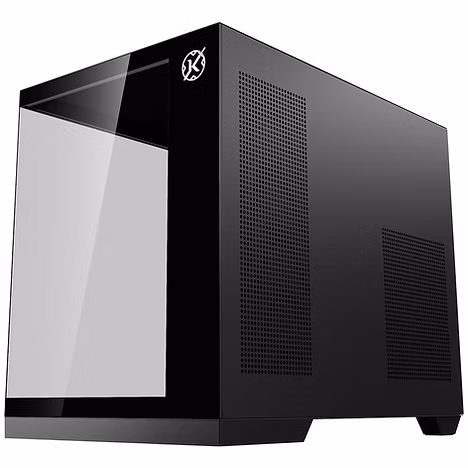 Gabinete Gamer Kalkan Saga Aquário Micro-Atx Vidro Temperado Sem Fan Preto
