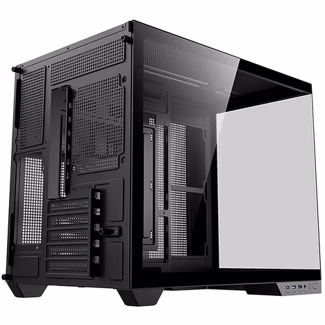 Gabinete Gamer Kalkan Saga Aquário Micro-Atx Vidro Temperado Sem Fan Preto